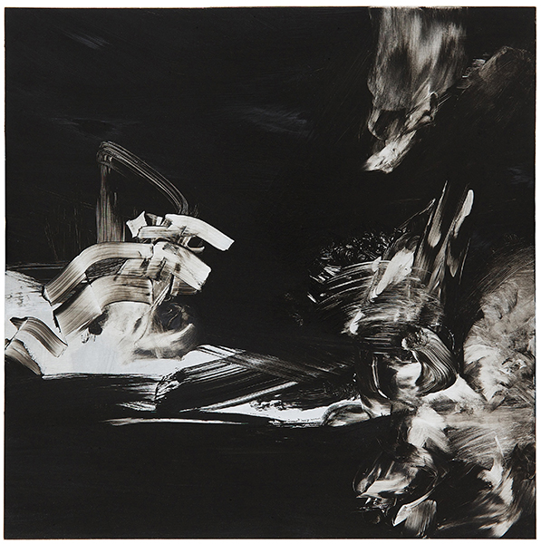 Symptom V. 2015. Oil on aluminium. 30 x 30 cm