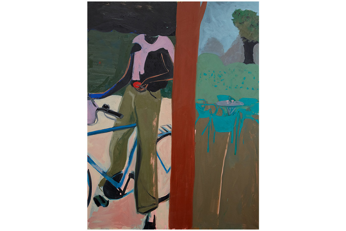 ARBRE ROUGE, 2024, Oil on linen, 165 x 125cm