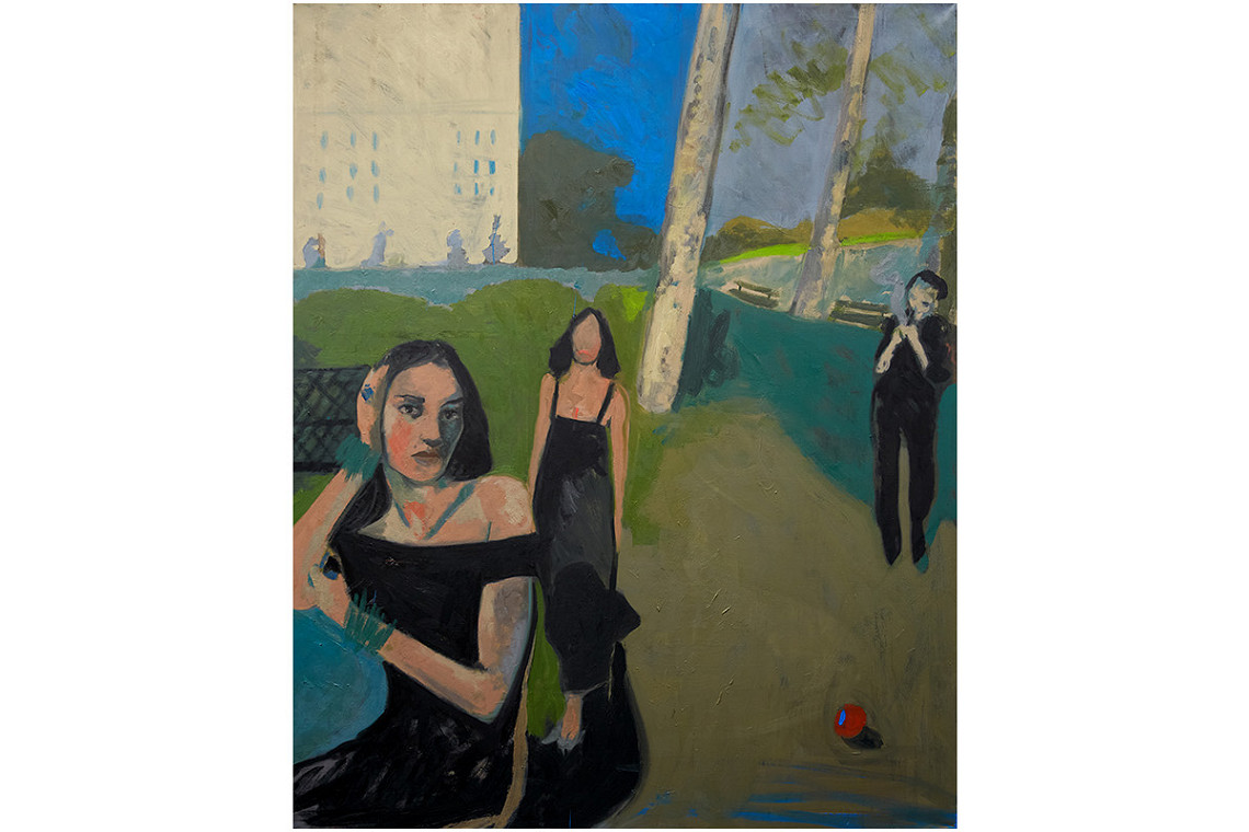 PARIS FRANCE FOR JONI, 2024, Oil on linen, 165 x 130cm