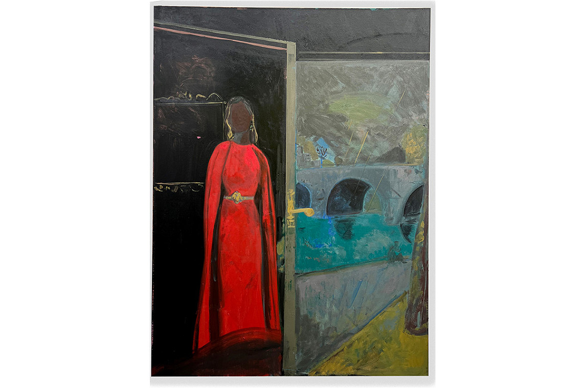 THE BRIDGE, 2024, Oil on linen, 165 x 130cm