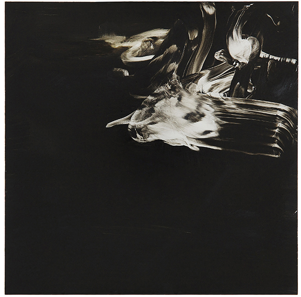 Symptom XX. 2014. Oil on Aluminium. 30 x 30cm