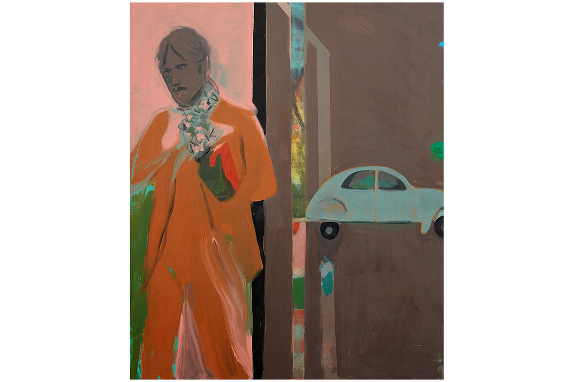 THE SNAIL, 2024, Oil on board, 120 x 100cm