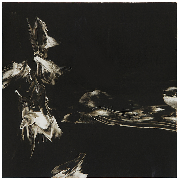 Symptom XVII. 2015. Oil on aluminium. 30 x 30 cm