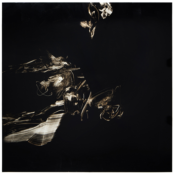 Symptom VIII. 2015. Oil on stainless steel. 100 x 100cm